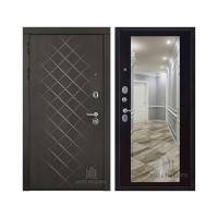 Президент Люкс зеркало, цвет горький шоколад, панель - зеркало maxi цвет венге