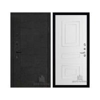 Quadro, цвет бетон графит темный 10 мм, панель - 62001 цвет белая серена