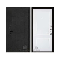 Quadro, цвет бетон графит темный 10 мм, панель - perfecto цвет белый бархат