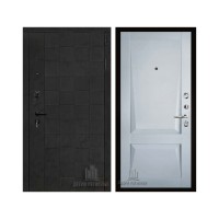 Quadro, цвет бетон графит темный 10 мм, панель - perfecto цвет светло-серый бархат