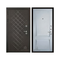 Президент Люкс зеркало, цвет горький шоколад, панель - perfecto цвет светло-серый бархат