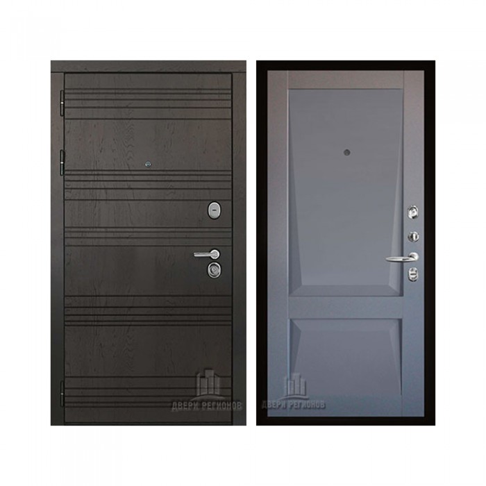 Со сменными панелями Министр, цвет горький шоколад, панель - perfecto цвет серый бархат