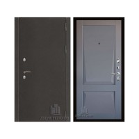 Уличная Термо 3, цвет антик темное серебро, панель - perfecto цвет серый бархат