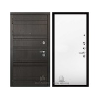 Со сменными панелями Министр, цвет горький шоколад, панель - aurum цвет аляска гладкая