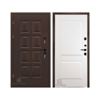 Уличная Винтер, цвет муар мокко, панель - панель пвх цвет аляска белый