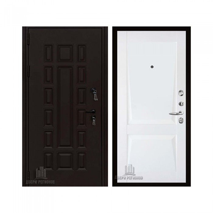 Уличная Панцирь, цвет букле опал, панель - perfecto цвет белый бархат