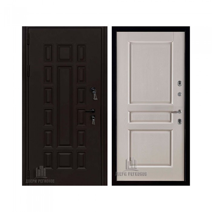 Уличная Панцирь, цвет букле опал, панель - виктория цвет эмаль слоновая кость