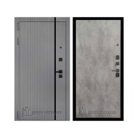 Президент Лайн Титан, цвет силк титан + черный пластик, панель - президент тренд цвет цемент светлый