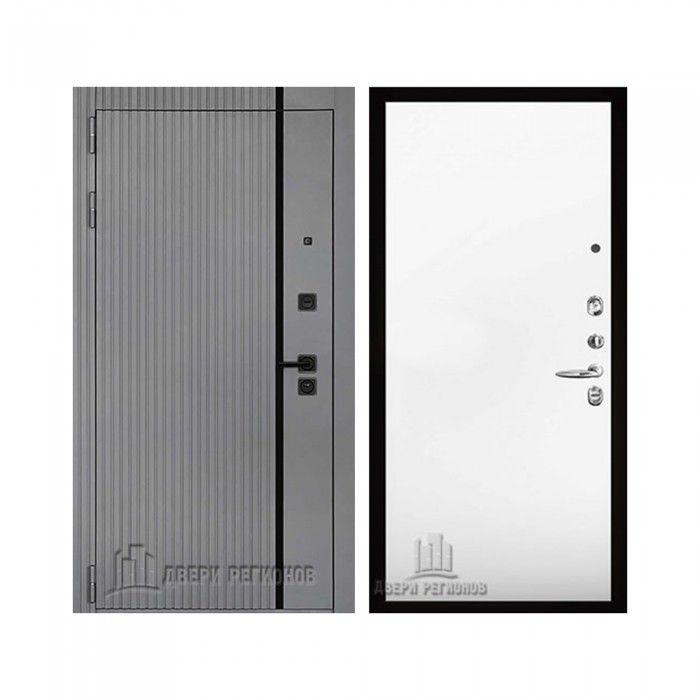 Президент Лайн Титан, цвет силк титан + черный пластик, панель - aurum цвет аляска гладкая