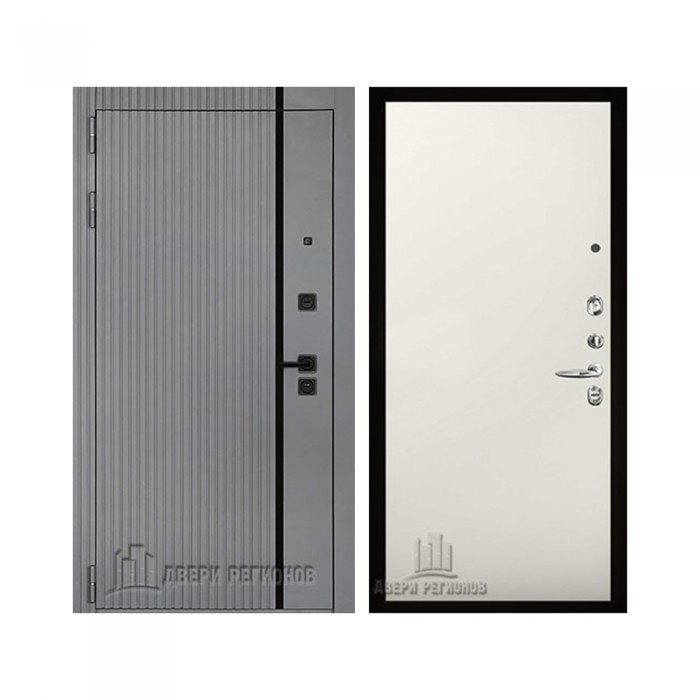 Президент Лайн Титан, цвет силк титан + черный пластик, панель - aurum цвет магнолия гладкая