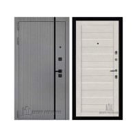 Президент Лайн Титан, цвет силк титан + черный пластик, панель - light 2127 цвет бьянка soft