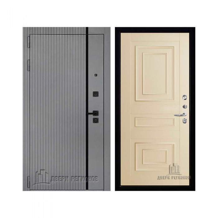 Президент Лайн Титан, цвет силк титан + черный пластик, панель - 62001 цвет керамик серена