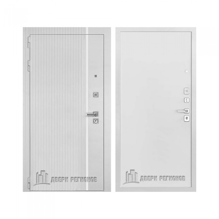 Президент Лайн Белый, цвет белый матовый + белый пластик, панель - президент тренд цвет белый