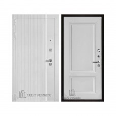 Президент Лайн Белый, цвет белый матовый + белый пластик, панель - lana (лана) цвет белый снег soft