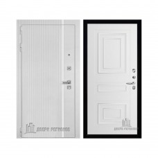 Президент Лайн Белый, цвет белый матовый + белый пластик, панель - 62001 цвет белая серена