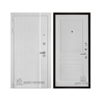 Президент Лайн Белый, цвет белый матовый + белый пластик, панель - турин цвет эмаль белая