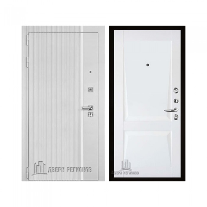 Президент Лайн Белый, цвет белый матовый + белый пластик, панель - perfecto цвет белый бархат