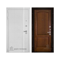 Президент Лайн Белый, цвет белый матовый + белый пластик, панель - фоборг цвет античный орех