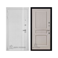 Президент Лайн Белый, цвет белый матовый + белый пластик, панель - виктория цвет эмаль слоновая кость