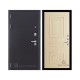 Дверь входная Колизей Плюс, цвет темное серебро антик, панель - 62001 цвет керамик серена