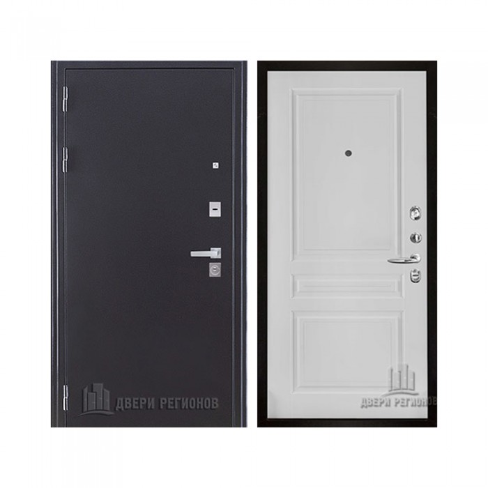 Колизей Плюс, цвет темное серебро антик, панель - турин цвет эмаль белая