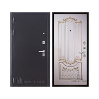 Колизей Плюс, цвет темное серебро антик, панель - александрия цвет эмаль слоновая кость/патина золото