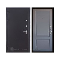 Колизей Плюс, цвет темное серебро антик, панель - perfecto цвет серый бархат