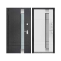 Уличная Скандинавия, цвет графит патина, панель - скандинавия цвет белая эмаль