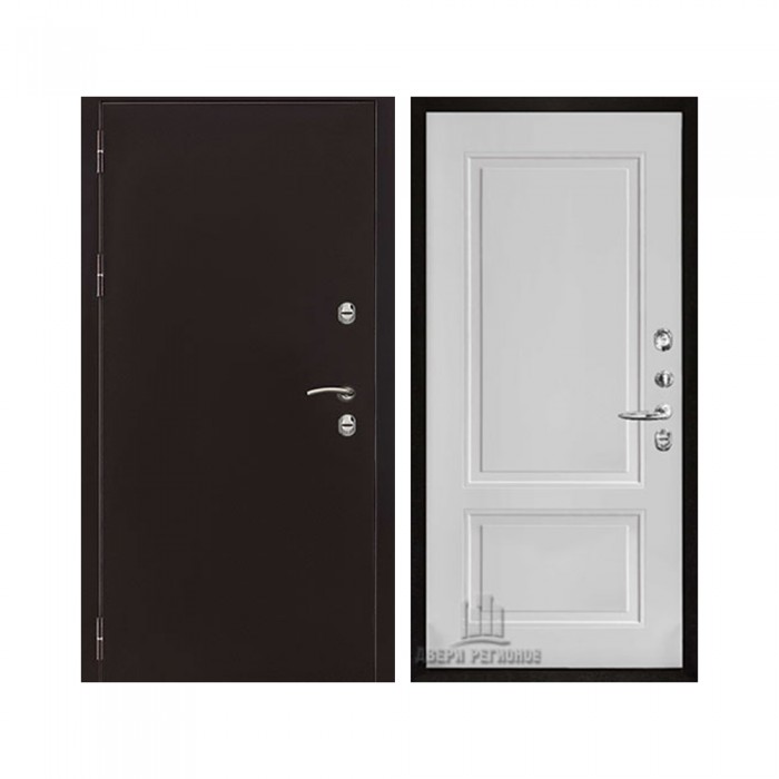 Уличная Термо 3, цвет антик медь, панель - lana (лана) цвет белый снег soft