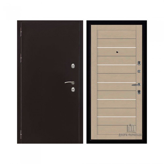 Уличная Термо 3, цвет антик медь, панель - light 2127 цвет кремовый soft