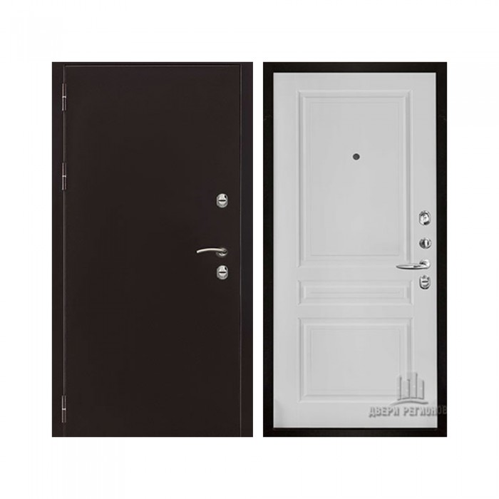 Уличная Термо 3, цвет антик медь, панель - турин цвет эмаль белая