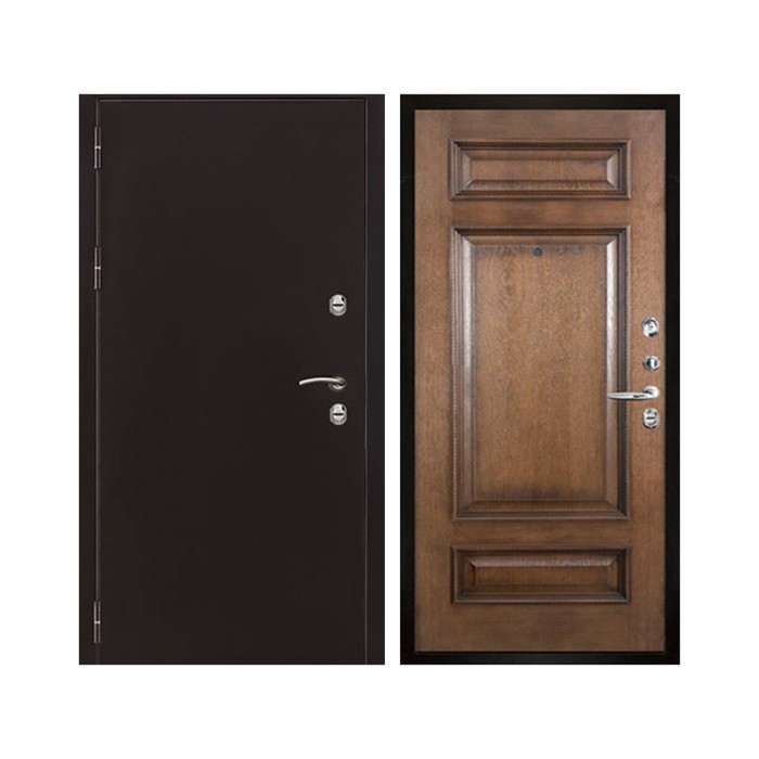 Уличная Термо 3, цвет антик медь, панель - рим багет цвет коньяк