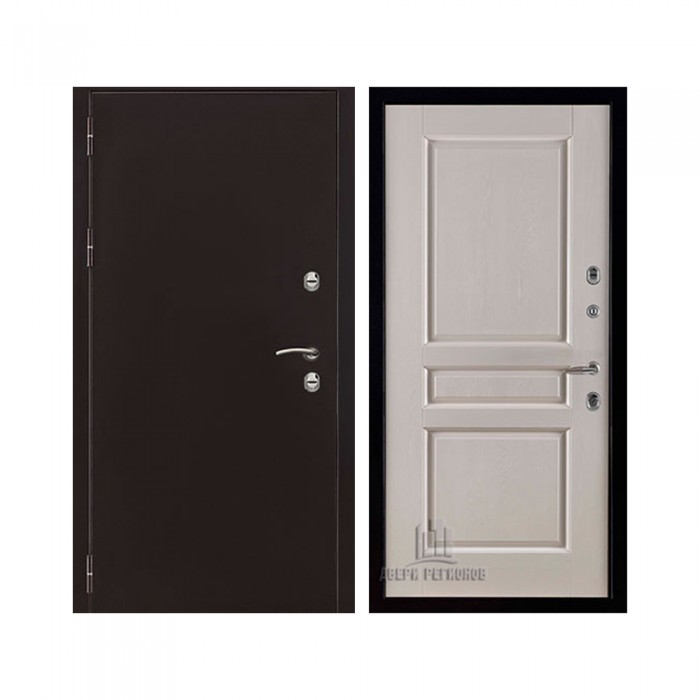 Уличная Термо 3, цвет антик медь, панель - виктория цвет эмаль слоновая кость