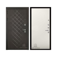 Президент Люкс зеркало, цвет горький шоколад, панель - aurum цвет магнолия гладкая