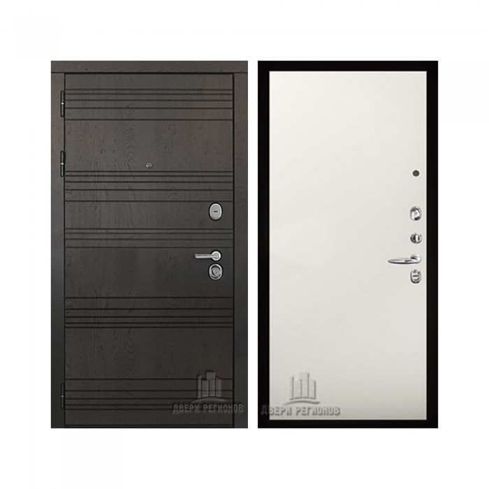 Со сменными панелями Министр, цвет горький шоколад, панель - aurum цвет магнолия гладкая