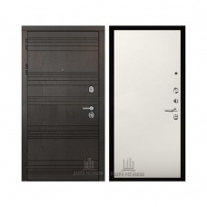 Со сменными панелями Министр, цвет горький шоколад, панель - aurum цвет магнолия гладкая (Tamburat 4100)