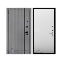 Президент Лайн Титан, цвет чёрная мягкая шагрень, панель - aurum цвет манхэттен гладкий