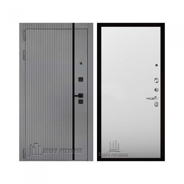 Президент Лайн Титан, цвет чёрная мягкая шагрень, панель - aurum цвет манхэттен гладкий