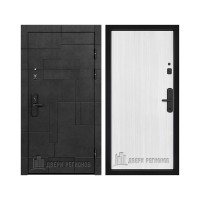 Флагман Доминион, цвет Бетон черный, панель - Флагман Доминион цвет Белый матовый МДФ 6 мм