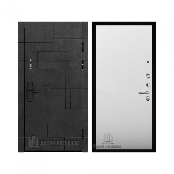 Флагман Доминион, цвет Бетон черный, панель - aurum цвет Манхэттен гладкий