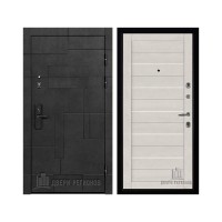 Флагман Доминион, цвет Бетон черный, панель - light 2127 цвет Бьянка soft