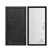 Флагман Доминион, цвет Бетон черный, панель - 62001 цвет Белая Серена