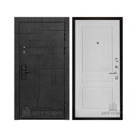 Флагман Доминион, цвет Бетон черный, панель - Турин цвет Эмаль белая