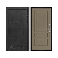 Флагман Доминион, цвет Бетон черный, панель - Вена цвет Нефрит