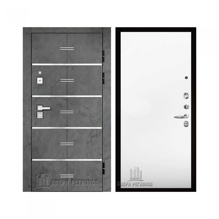 Флагман Z, цвет Бетон графит, панель - aurum цвет Аляска гладкая