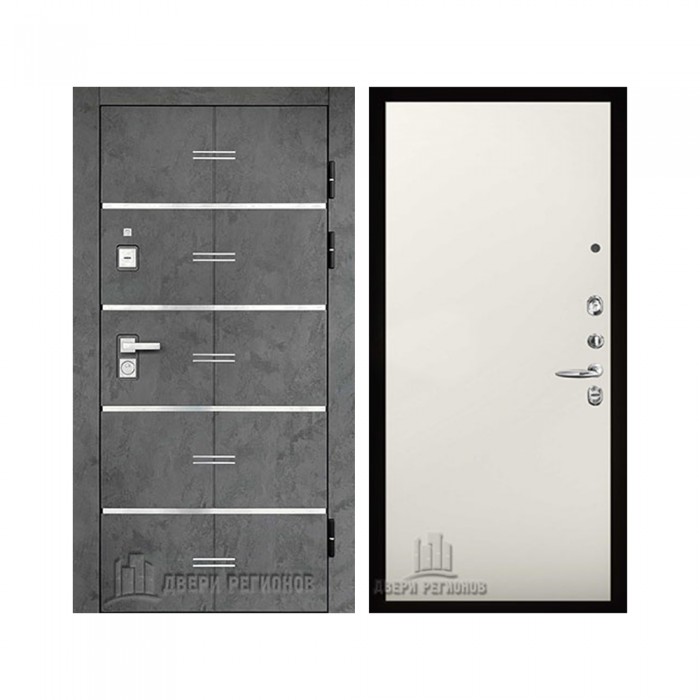 Флагман Z, цвет Бетон графит, панель - aurum цвет Магнолия гладкая