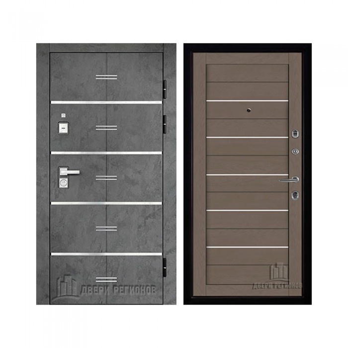 Флагман Z, цвет Бетон графит, панель - light 2127 цвет Тортора soft