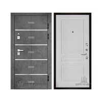 Флагман Z, цвет Бетон графит, панель - Турин цвет Эмаль белая