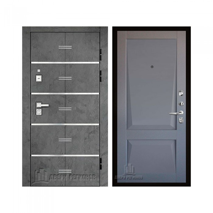 Флагман Z, цвет Бетон графит, панель - perfecto цвет Серый бархат