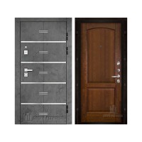 Флагман Z, цвет Бетон графит, панель - Фоборг цвет Античный орех